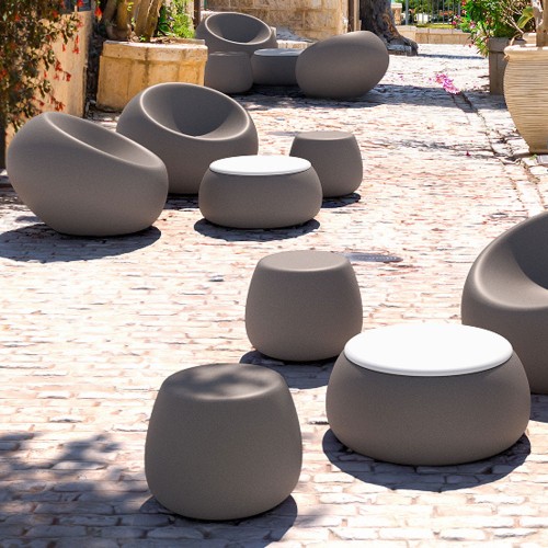 Taburet pentru exterior Plust, Boom Low Stool
